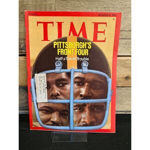 VTG Time Magazine December 8, 1975 Pittsburgh's Front Four Joe Greene